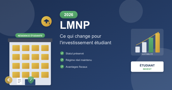 LMNP en 2026 : Ce qui change pour l'investissement en résidences étudiantes 📚